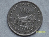 100 Rupii Indonezja.Piękna ciekawa moneta.Bcm!!!