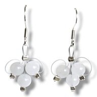 J22 Kolczyki kamienie JADEIT