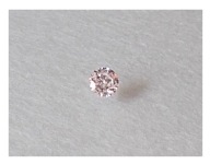 DIAMENT NATURALNY BRYLANT RÓŻOWY 0,044 ct. śr. 2,3 mm. P1