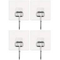 HACZYKI DO ŁAZIENKI KUCHNI WIESZAKI SAMOPRZYLEPNE UCHWYT NA UBRANIA 4 SZT.