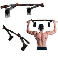 DRĄŻEK DO PODCIĄGANIA NA ŚCIANĘ SUFIT 2W1 MOCNY DO ĆWICZEŃ 6 UCHWYTÓW 250KG