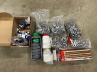 Zestaw ciężarków łatek sznur talk czernidło wulkanizacja