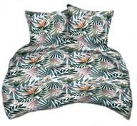 pościel bawełna lux 140x200 1x70x80 guzik B 381-1 Palmiarnia róż