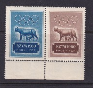 Olimpiada Rzym 1960, PKOL + PZF dobroczynne, stan **