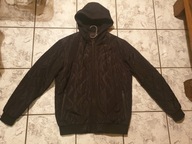 Kurtka męska z kapturem czarna pikowana L/XL