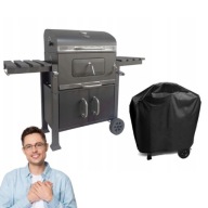 GRILL WĘGLOWY DEKRAFT ANGULAR Z SZAFKĄ RUSZTEM ŻELIWNYM I POKROWCEM !!!