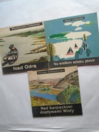 STARE PRZEWODNIKI SUDETY SZLAK JEZIOR DOPŁYWY WISŁY NAD ODRĄ 5 szt