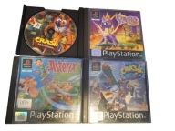 Zestaw Gier PS1/PSX: Spyro the dragon, Crash bandicoot 1 i 3, Asterix