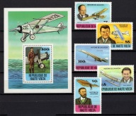 **HAUTE VOLTA, BURKINA FASO 706-710 BL.49 = 11E - SAMOLOTY