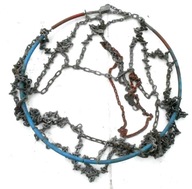 Łańcuchy na koła 18 cali 2 sztuki, zabytkowe, retro