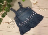 H&M sukienka jeansowa 68cm 4-6mies