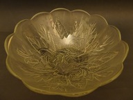 Miska, salaterka szklana wzór w róże 22 cm