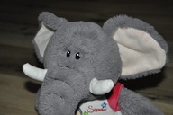 pluszak maskotka duży słoń słonik 40 cm