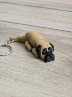 Uroczy Breloczek Mastiff 3d - Seria Psów Brelok Druk3d fidget Keychain
