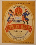 ETYKIETA - ŻYWIEC - PIWO ŻYWIECKIE - FULL LIGHT - ZYWIEC BEER