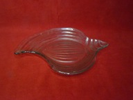 szklany ozdobny talerz , patera do ciast owoców