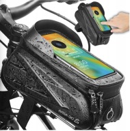 DUŻA SAKWA NA ROWER TORBA ROWEROWA UCHWYT CASE ETUI NA TELEFON WODOODPORNA