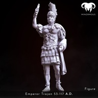 Rzymski Cesarz Trajan- figurka wydruk 3D