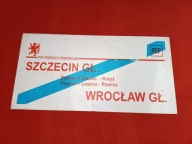Burtowa Tablica Relacyjna PKP relacji Szczecin Gł.-Wrocław Gł.