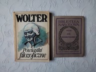 2x WOLTER-POWIASTKI FILOZOFICZNE PIW SYN MARNOTRAWNY BIBLIOTEKA NARODOWA BN