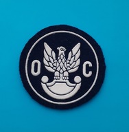 emblemat - naszywka - OBRONA CYWILNA PRL - orzełek OC , orzeł