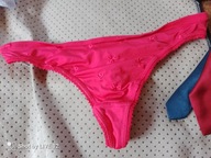 Majtki stringi kwiaty