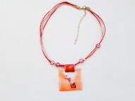 Naszyjnik wisior z cyrkonią