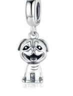 CHARMS mops pies dog mopsik pug styl pandora