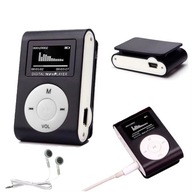 ODTWARZACZ MP3 Z WYŚWIETLACZEM LCD SŁUCHAWKI KABEL