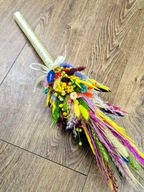 Palma Wielkanocna Ręcznie Robiona PREMIUM Kolorowa Tradycyjna 58 cm