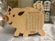 świnka skarbonka wykreślanka 1000zł