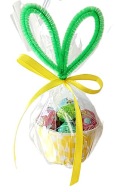 ZESTAW SŁODYCZY ZAJĄCZEK WIELKANOC UPOMINKI PREZENT BOX 1 SZT