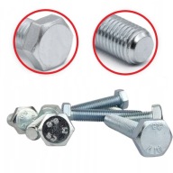 Śruba sześciokątna DIN 933 M5x20 8.8 lewy gwint