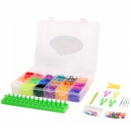 Gumeczki do robienia bransoletek duży zestaw x4800 XXL DIY