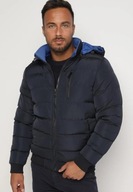 Tanio !_NOWA męska PUCHOWA dwustronna kurtka_odpinany KAPTUR_XL/2XL 120cm