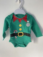 F&F--- ŚWIĄTECZNE BODY-- 0-3 M--62 ---NOWE