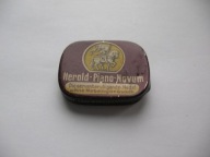 HEROLD przedwojenne IGŁY DO PATEFONU W METALOWYM PUDEŁECZKU