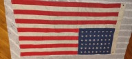 Flaga USA wojskowa z 1943 roku 48 gwiazdek