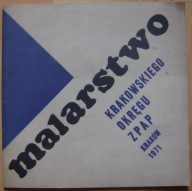 MALARSTWO KRAKOWSKIEGO OKRĘGU ZPAP KRAKÓW 1971 - katalog wystawy