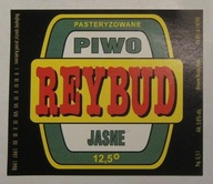 STARA ETYKIETA PIWO JASNE REYBUD BROWAR KRASNYSTAW