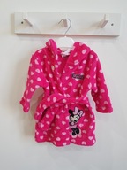 DISNEY Myszka Minnie niemowlęcy szlafrok dziewczęcy 6-9 msc / 74 cm