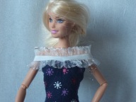 Ubranka dla lalki B. - Granatowy kombinezon i buty !!!