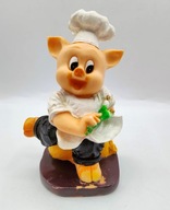 Kucharz PROSIACZEK świnka serwuje warzywa ;) STARA