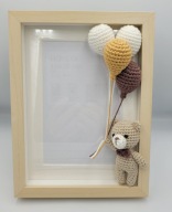 Personalizowana Ramka MIŚ balony BABY SHOWER