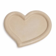 PODSTAWKA DEKORACYJNA SERCE – GIPS