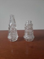 Pojemniki szklane na przyprawy / solniczka | vintage, PRL