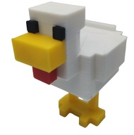 Figurka 3D Minecraft Chicken kura film movie kurczak creeper