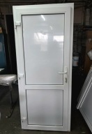 DRZWI Zewnętrzne Plastikowe PCV Pełne Wejściowe 86x198 x3 86x202 x3 Białe