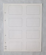 Lindner 1417 - 11x tekturowe przekładki na karty telefoniczne, wizytówki