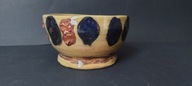 Stara ceramiczna ręcznie wykonana miseczka